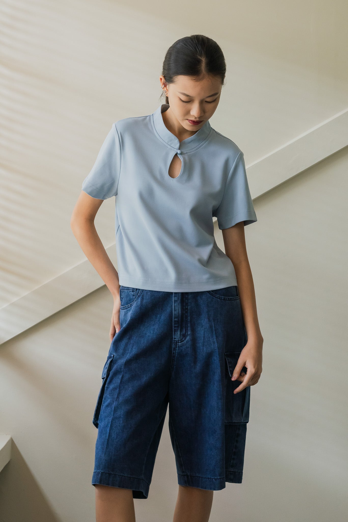 パンツ punkandyo dark denim jorts size36 DARK DENIM JORTS – PUNKANDYO