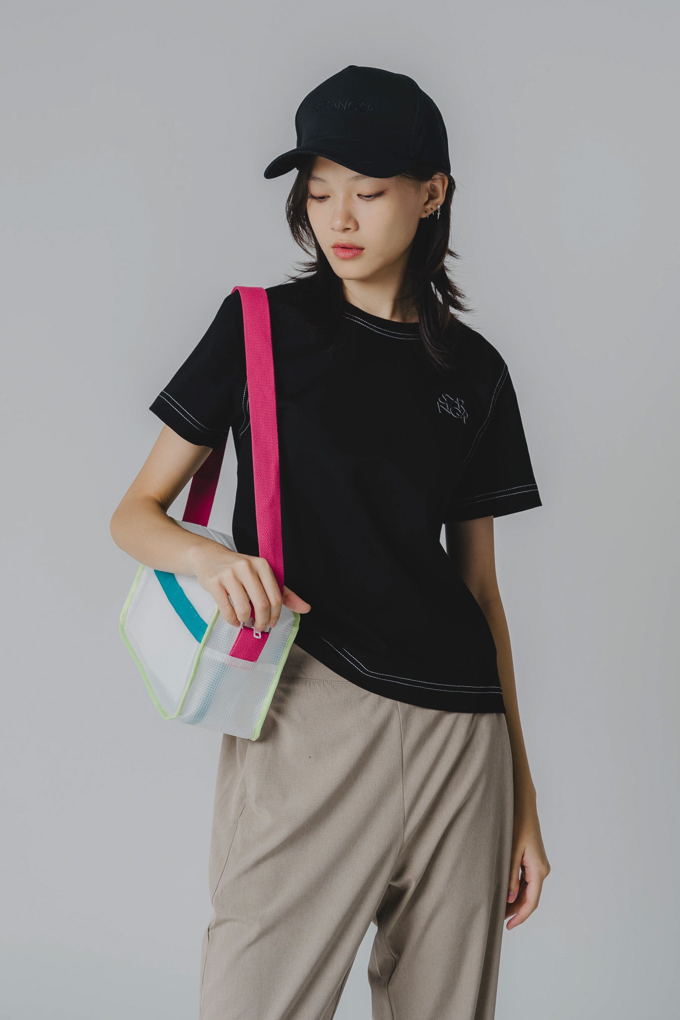 Colour Block Crossbody Bag in PGB